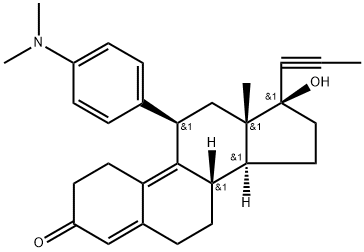 11b-[p-(Dimethylamino)phenyl]-17b-hydroxy-17-(1-propynyl)estra-4,9-dien-3-one(84371-65-3)